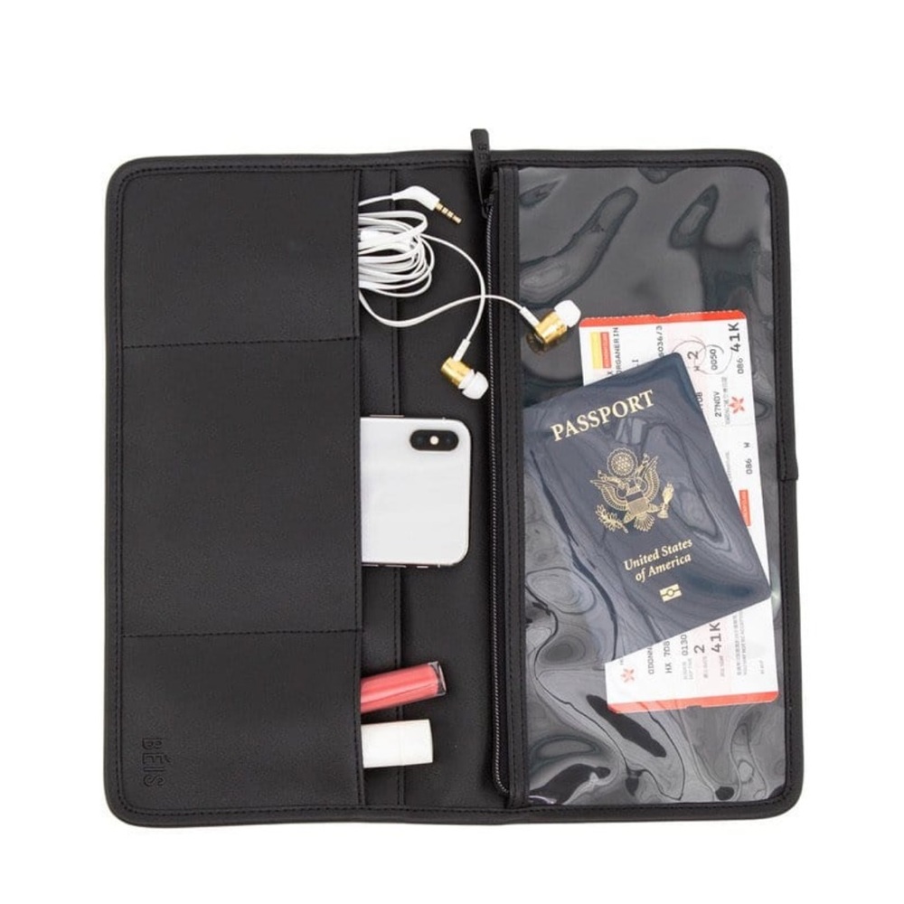 Beis travel seat back organizer in black